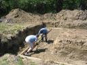 Rene and Christophe levelling footings