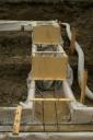 Footing steps in the screened-in porch