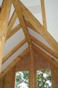 Tongue and groove ceiling and beam detail